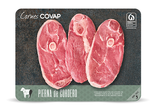 Chuletas de Pierna de Cordero es una de las piezas más demandadas en el despiece ovino. Su textura es suave y es una alternativa cómoda.