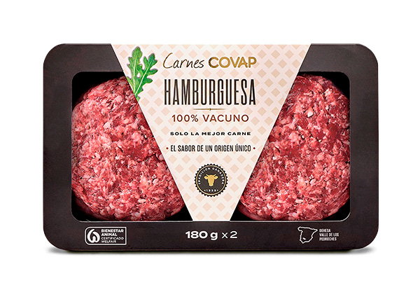 Hamburguesa 100% de Vacuno